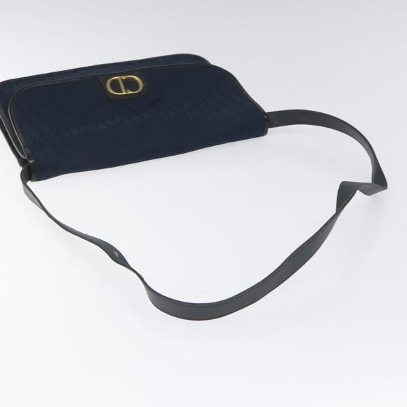 DIOR Trotter Canvas Shoulder Bag Navy - Picture 7 of 13